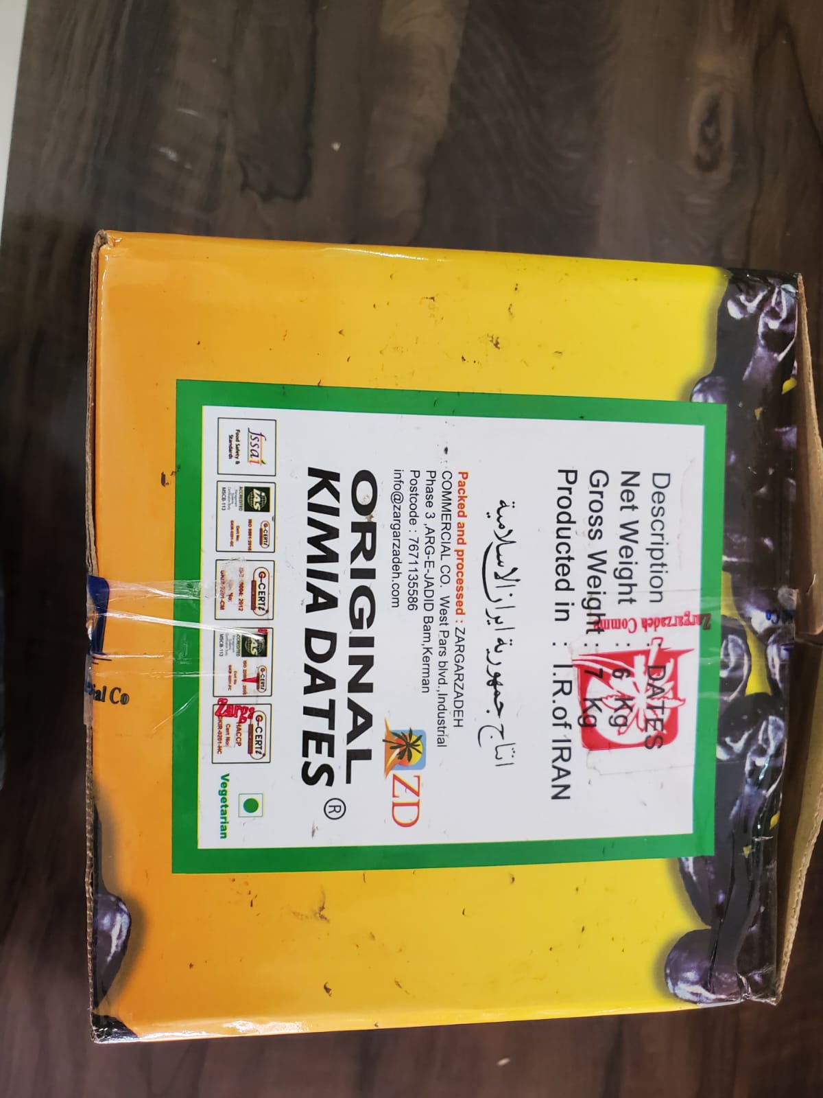 Original Kimia Dates