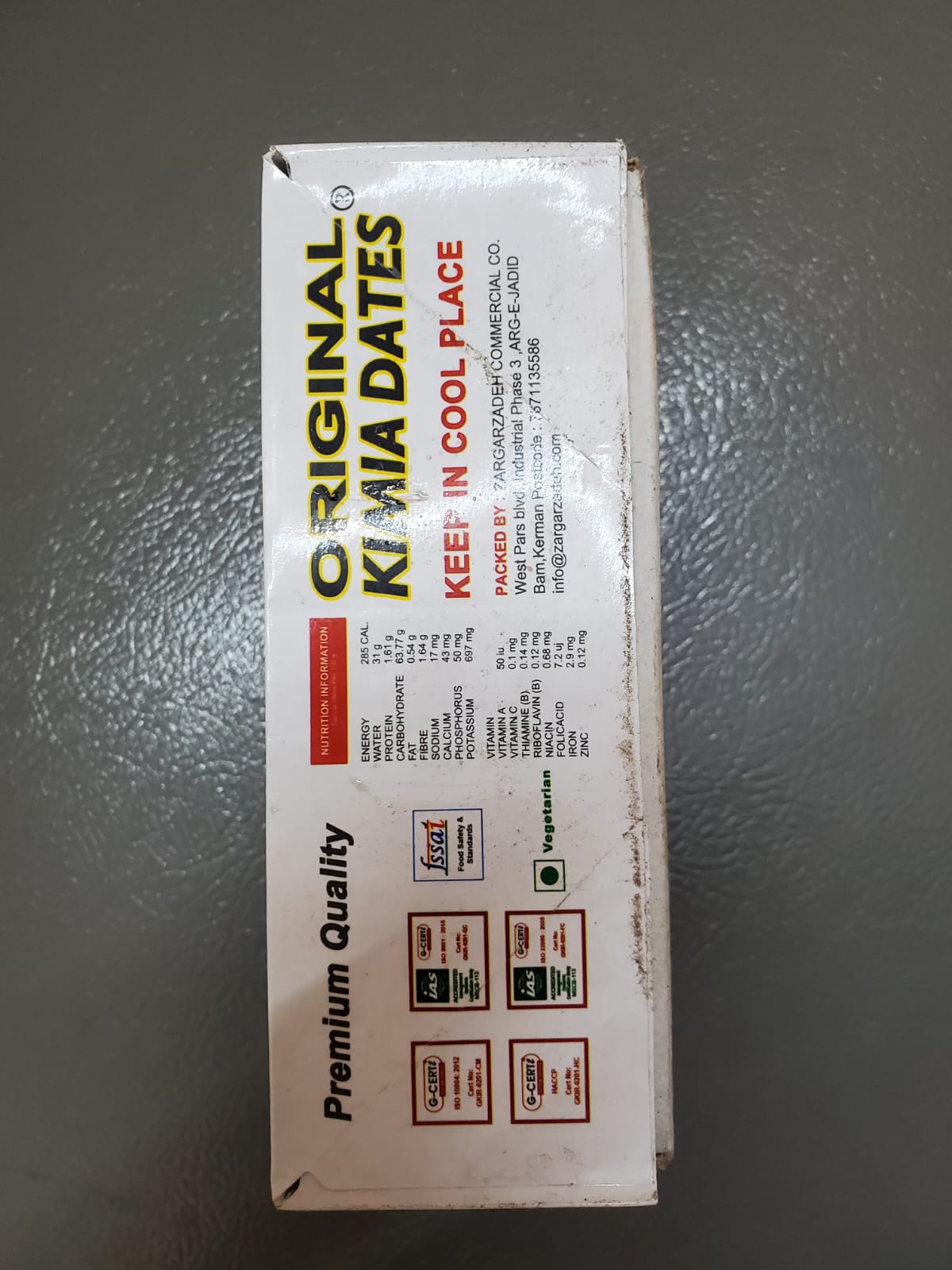 Original Kimia Dates