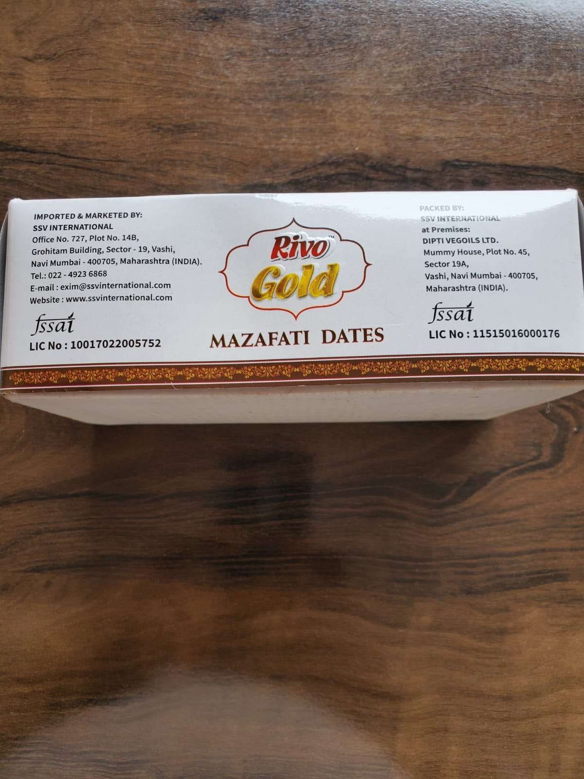 Rivo Gold dates